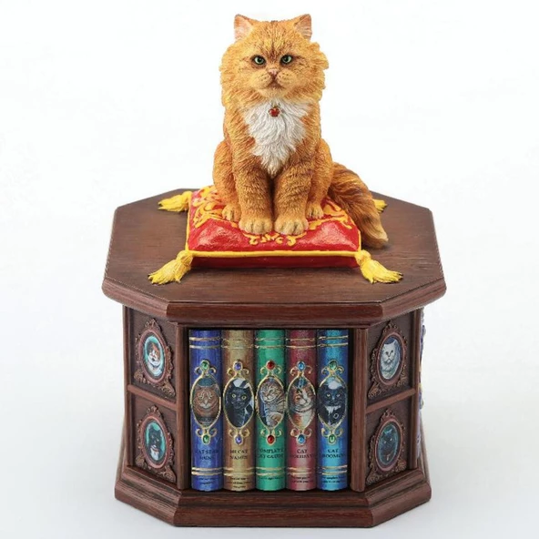 Veronese Serisi-Wise Karışık-KÜTÜPHANECİ KEDİ-11x11x17 CM-JWU78212AA ürün görseli