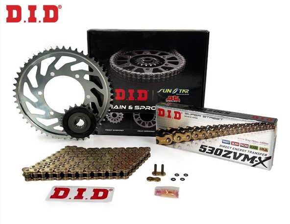 Did Zvm-x-Jt 2009-2016 Suzuki GSX-R 1000 Uyumlu Zincir Dişli Set Gold (Sarı) Renk ürün görseli 1