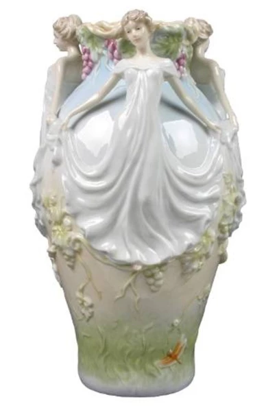 Veronese Serisi-Wise Porselen-KADINLI VAZO-19x19x32,5 CM-JAP20054AA ürün görseli