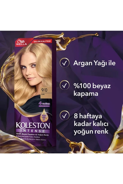 Koleston Intense Saç Boyası 9/0 Sarı - Salon Kalitesi - 4