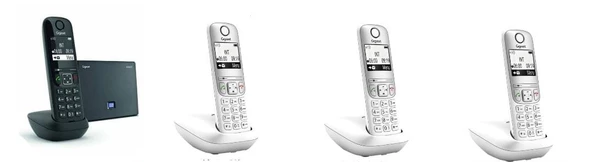 Gigaset Analog & Ip 4 Dahili Dect Telsiz Kablosuz Telefon Santrali Beyaz