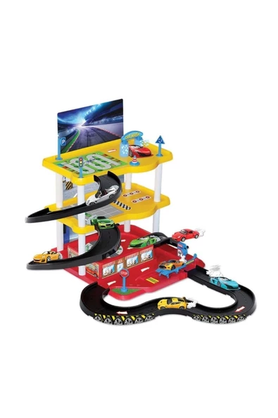 03068 3 Katlı Garaj Oyun Seti -dede