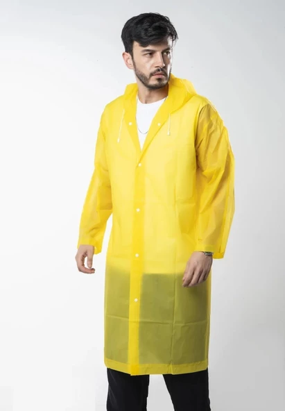 Hayal Sepeti ERKEK - KADIN Sarı Su Rüzgar Geçirmez Yağmurluk - 2
