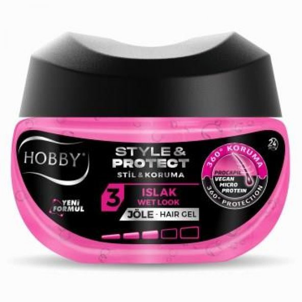 Hobby Jöle 400 Ml Islak Pembe