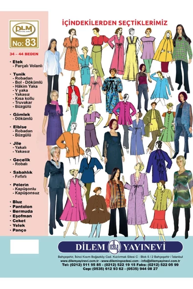 Güler Erkan Provasız Hamile Giyim Kalıpları No:83 - 2