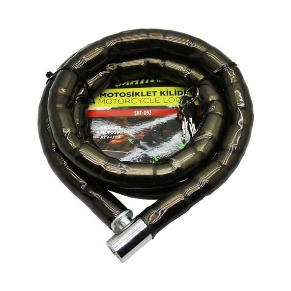 Hayal sepeti Motorsiklet Kilidi 1,5 metre uzunluk