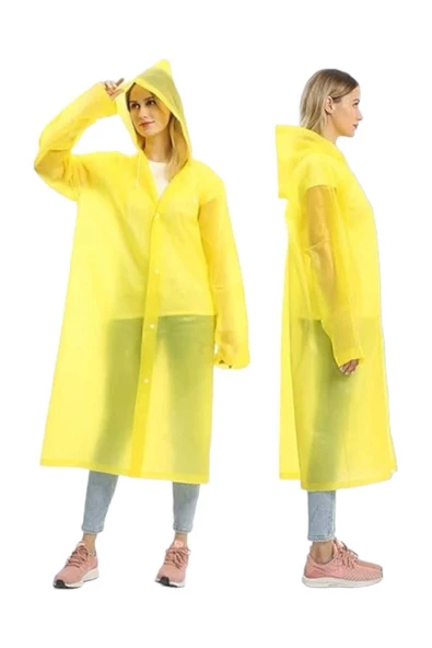 Hayal Sepeti ERKEK - KADIN Sarı Su Rüzgar Geçirmez Yağmurluk - 7