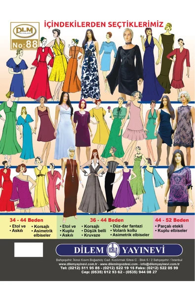 Güler Erkan Provasız Abiye Giyim Kalıpları No:88 - 2