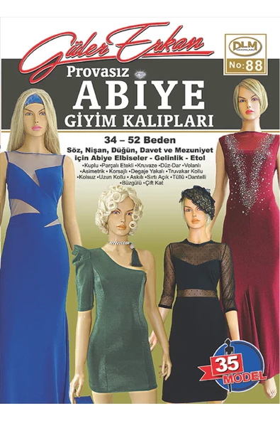 Güler Erkan Provasız Abiye Giyim Kalıpları No:88