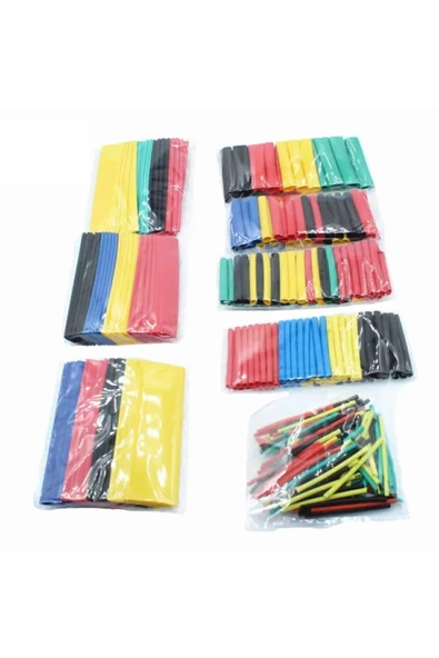 164 Parça Set Isıyla Daralan Makaron Kablo Koruyucu Kılıf - 4