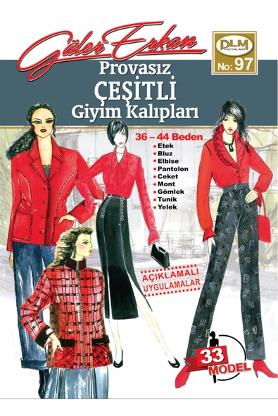 Güler Erkan Provasız Çeşitli Giyim Kalıpları No:97