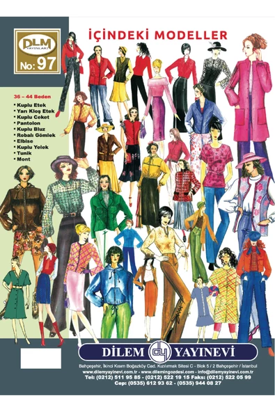 Güler Erkan Provasız Çeşitli Giyim Kalıpları No:97 - 2