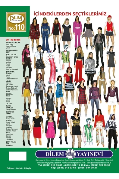 Güler Erkan Provasız Genç Erkek Giyim Kalıpları No:110 - 2