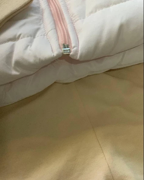 Kız Bebek Minnie Mouse Baskılı Şişme Yelekli Takım (Beyaz) - Resim 5