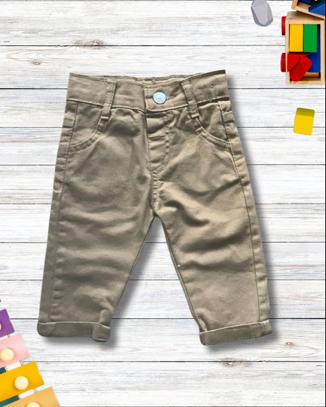 Erkek Bebek Aylık Hırka Gömlek Pantolon ve Papyonlu Takım (Lacivert) - 3