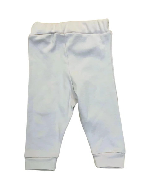 Volanlı Kol Baskılı Kız Bebek Takım (Eflatun) - Resim 3