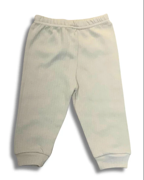 Yusufcuk Baskılı Volanlı Kol Aylık Kız Bebek Takım (Krem) - 3