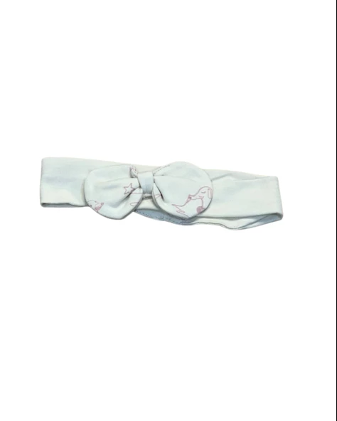 Volanlı Kol Baskılı Kız Bebek Takım (Eflatun) - Resim 4