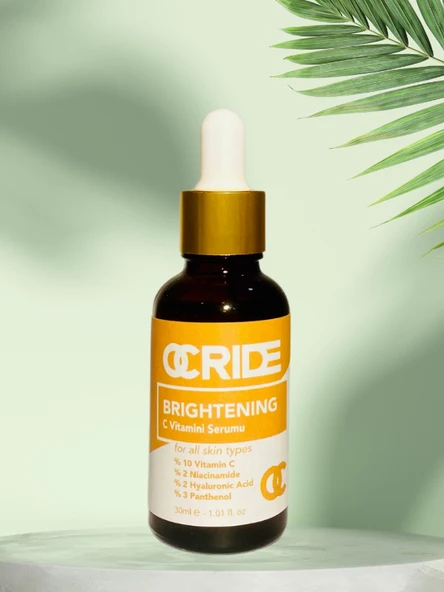 Ocride Aydınlatıcı C Vitamini Cilt Serumu 30ml Vegan Pürüzsüzleştirici İnce Çizgi Azaltıcı (%10 VİTAMİN C) - 5