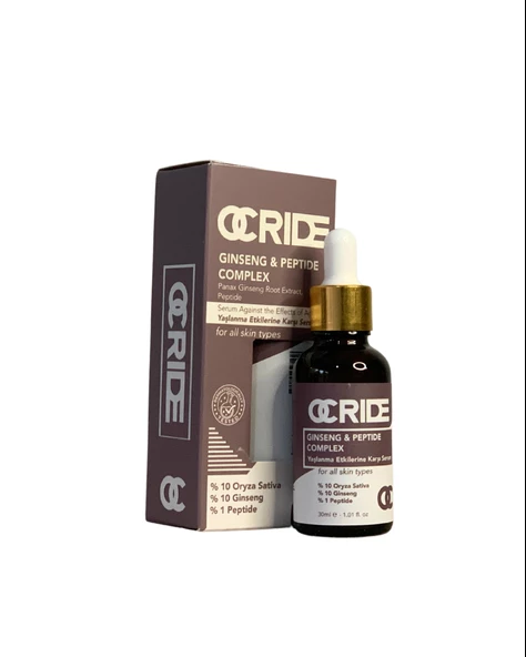 Ocride Ginseng & Peptide Complex Yaşlanma Etkilerine Karşı Serum - 30 ml