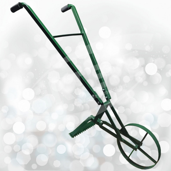 Ot Yolma Arabası Ot Kesme Aleti Ot Sürme Makinesi Ot Sökme Aparatlı Manuel Ot Koparma Makinası