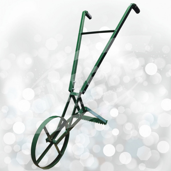 Ot Yolma Arabası Ot Kesme Aleti Ot Sürme Makinesi Ot Sökme Aparatlı Manuel Ot Koparma Makinası - 5