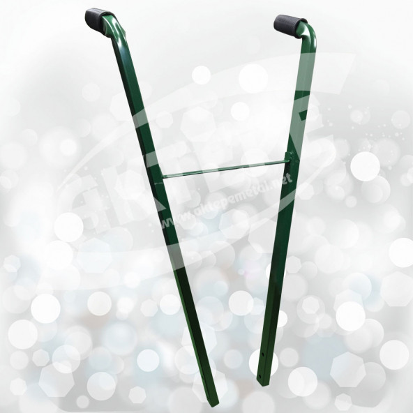 Ot Yolma Arabası Ot Kesme Aleti Ot Sürme Makinesi Ot Sökme Aparatlı Manuel Ot Koparma Makinası - 6