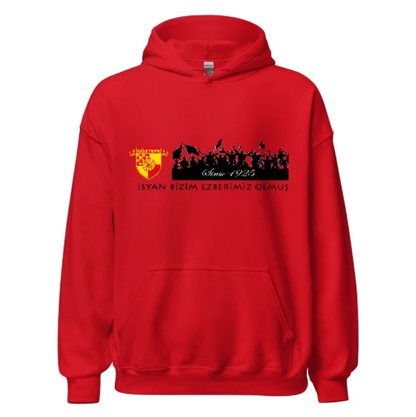 Göztepe Kapşonlu Sweatshirt - İsyan Bizim Ezberimiz Olmuş - 4