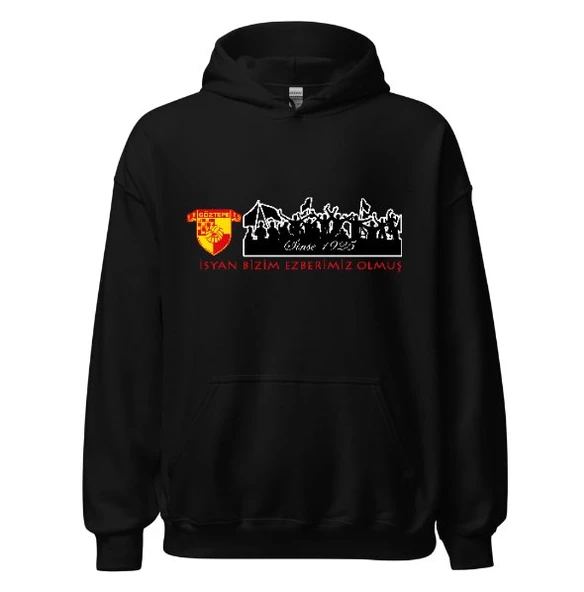 Göztepe Kapşonlu Sweatshirt - İsyan Bizim Ezberimiz Olmuş - 2