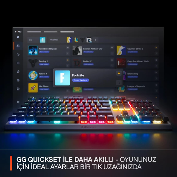 SteelSeries Apex Pro Gen 3 RGB Mekanik Oyuncu Klavyesi (UK) - 6