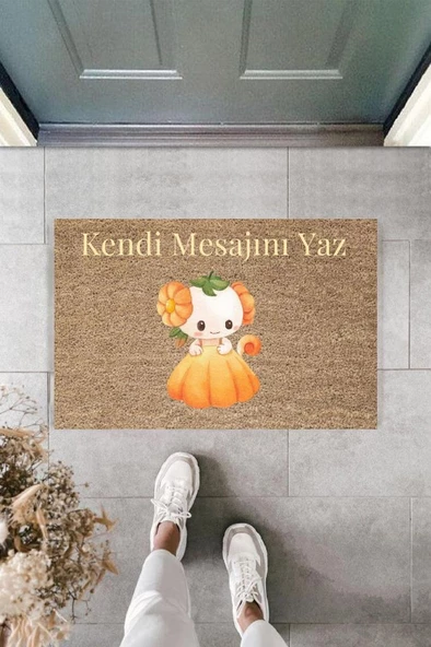 Dijital Baskı Kişiye Özel İç Kapı Dekorasyon Paspas  PS11280 - 3