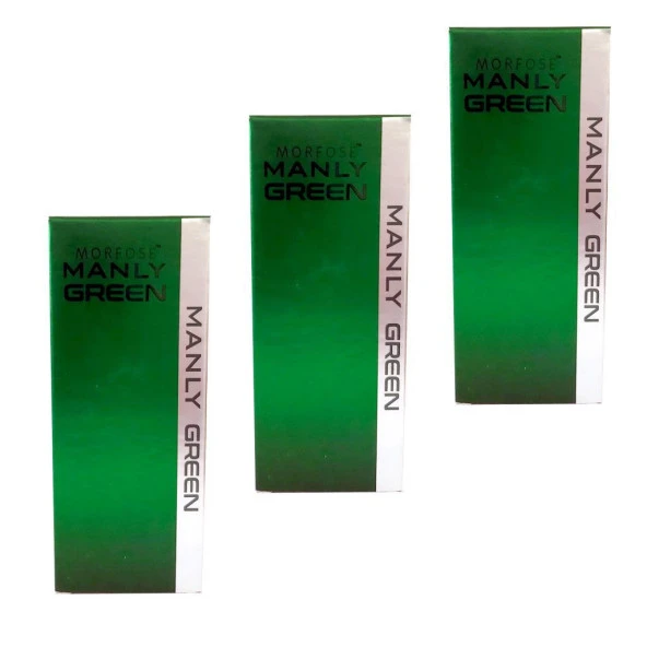 Manly Green Edc Erkek Parfüm 3 X 125Ml