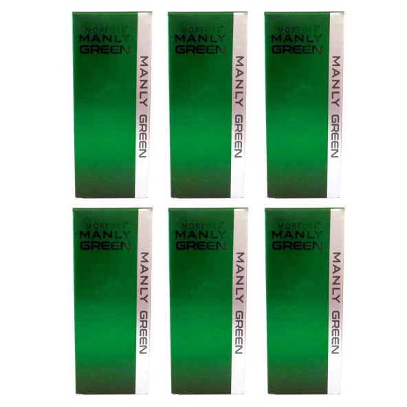Manly Green Edc Erkek Parfüm 6 X 125Ml