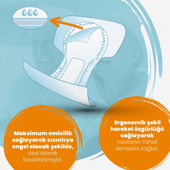 Pedix Anatomik Hasta Bezi Büyük Boy(L) 8 Adet (BELBANTSIZ) - 2