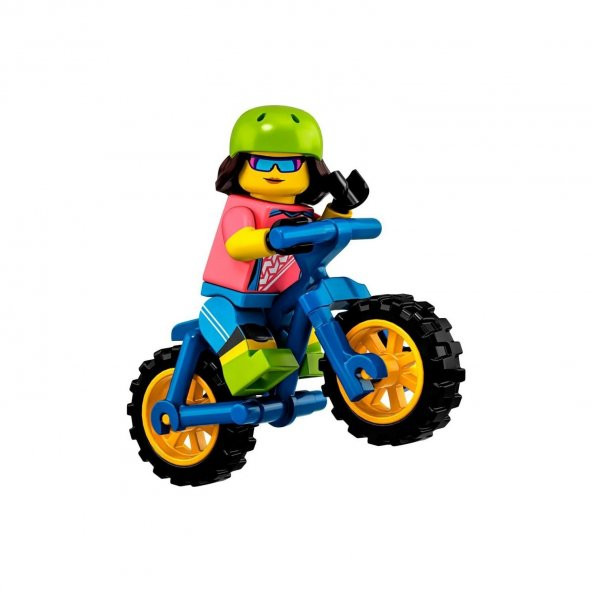 Lego Minifigür - Seri 19 - 71025 - Mountain Biker