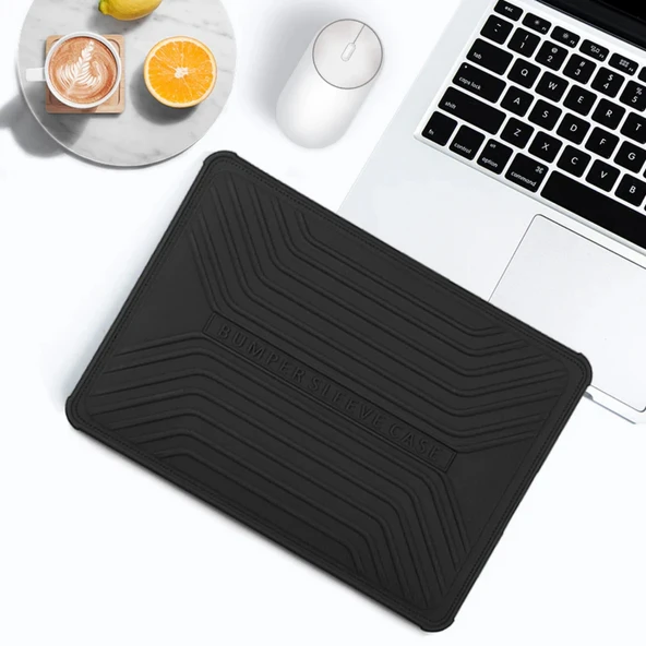 Laptop Çantası Bilgisayar Çantası 13 inç Macbook Air Pro Çanta Kılıf Type-C Girişli 2016 Sonrası Wiwu - Resim 3