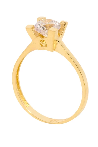 Cigold Tektaş Yüzük 14 Ayar Altın 2,05 Gr OA-K21401028831