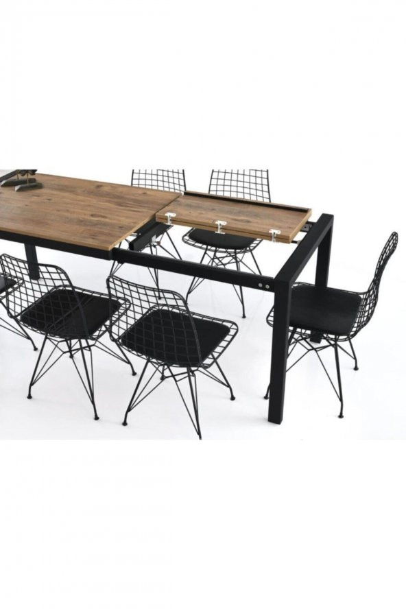 Erezoğulları Mobilya Açılır Yemek Toplantı Masası 75x120 cm - 3