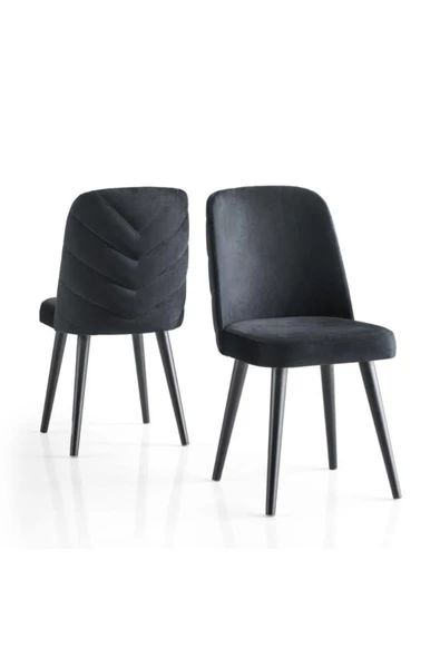 Modern Yemek Odası Mutfak Sandalyesi Venedik 2 Li Set - 2