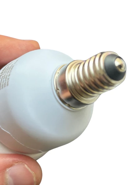 Philips 8W (45W) 2700K (Sarı Işık) E14 Duylu (İnce Duy) Floresan Ampul - 4