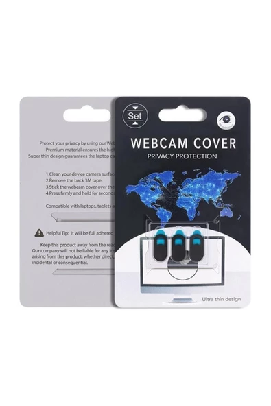 SıfırBir Pratik Ince Tablet Telefon Kamera Kapatıcı Laptop Webcam Cover Gizleyici 3 Adet - 4
