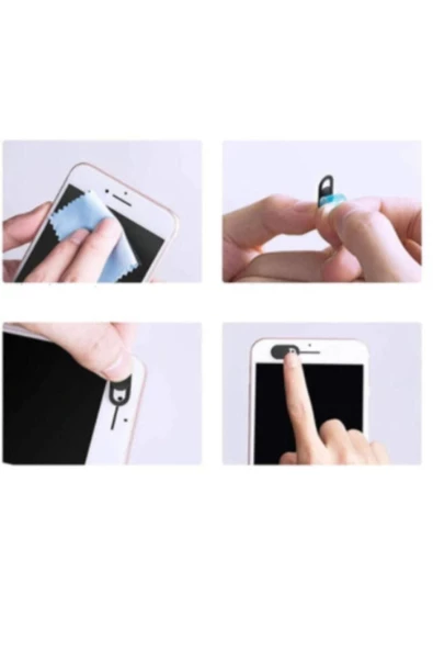 giftcenter 3 Adet Webcam Cover Süper Slim Laptop Tablet Telefon Kamera Kapatıcı Koruyucu - 3
