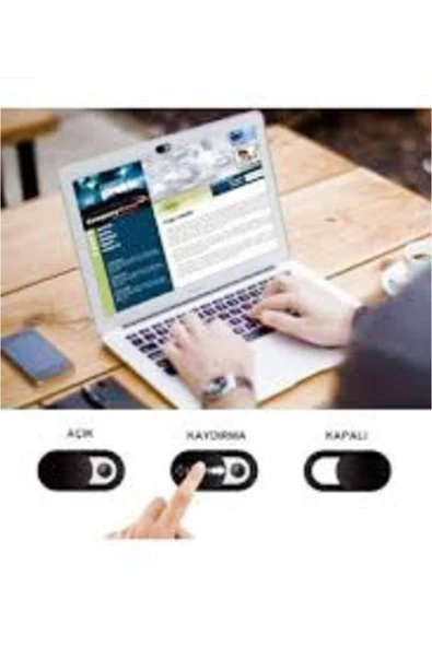 OMAC Laptop Notebook Kamera Kapatıcı Ve Cep Telefon Kamera Kapatıcı 3'lü Set - 4
