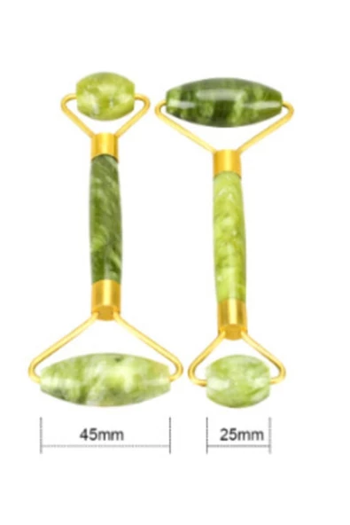 CMT Yeşim Taşı Yüz Masaj Aleti Cilt Anti Aging Skin Jade Roller - 3