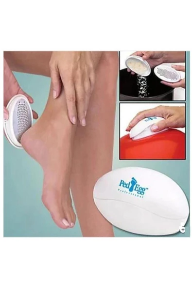 Bibizde Ayak Topuk Törpüsü Ayak Peelingi Topuk Temizleyici Törpü Ped Egg - 5