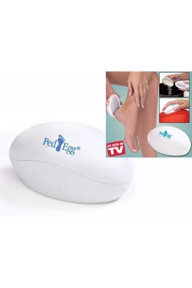 Jetcom Ped Egg Ayak Rendesi Topuk Nasır Temizleme Ayak Bakım Törpüsü Ped Ayak Törpüsü - 3
