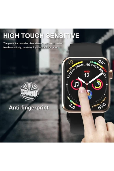 THREESTEP Apple Watch Seri 4 5 6 Se 45mm Uyumlu Nano Ekran Koruyucu - 2