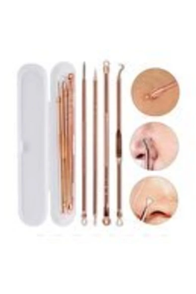 OMAC Akne-siyah Nokta Temizleyici 4'lü Set Paslanmaz Çelik Komedon - 3