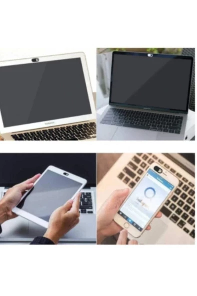 giftcenter 3 Adet Webcam Cover Süper Slim Laptop Tablet Telefon Kamera Kapatıcı Koruyucu - 4
