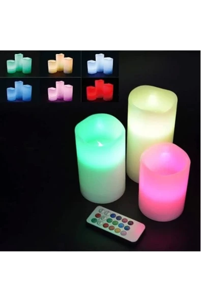 THREESTEP Led RGB Mum Seti - 4